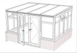 3750 x 3000 DIY Lean To Conservatory